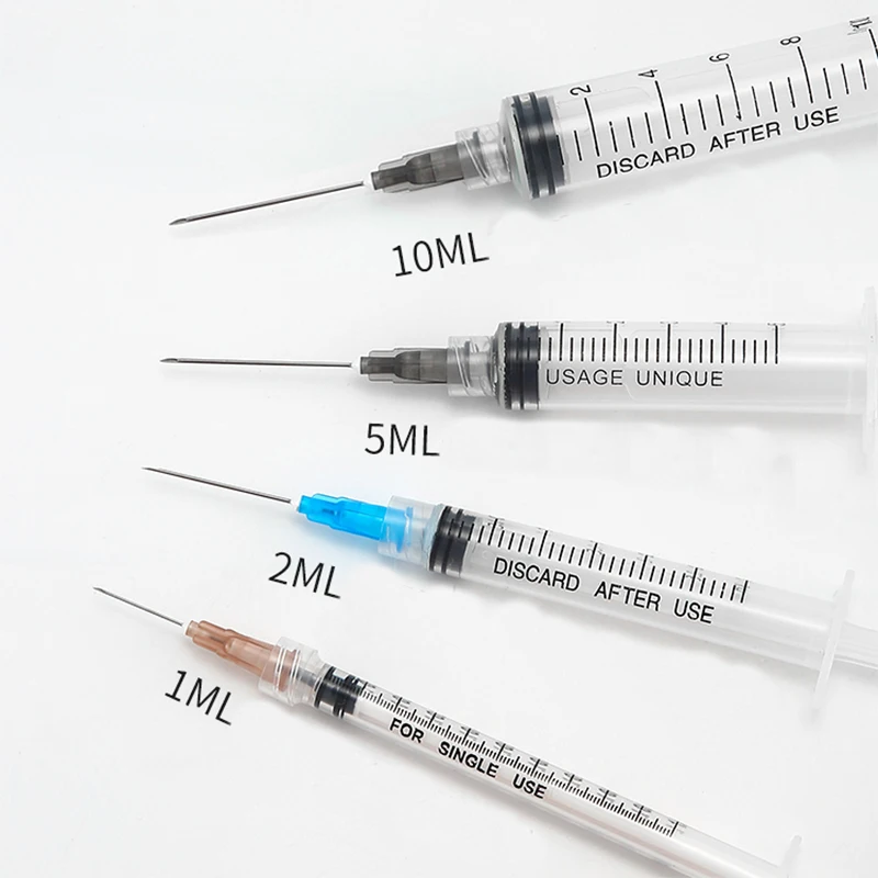 Одноразовый шприц для пластиковой промышленности с замком Luer 1 мл 3 5 шприцы