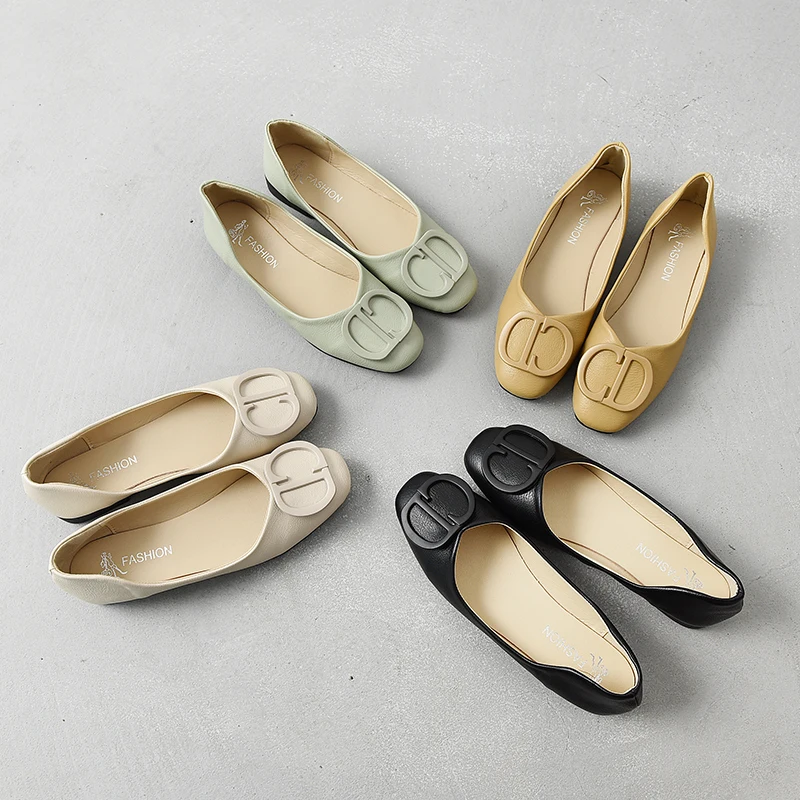 Новинка 2020 года Брендовая женская обувь на плоской подошве Сезон весна осень