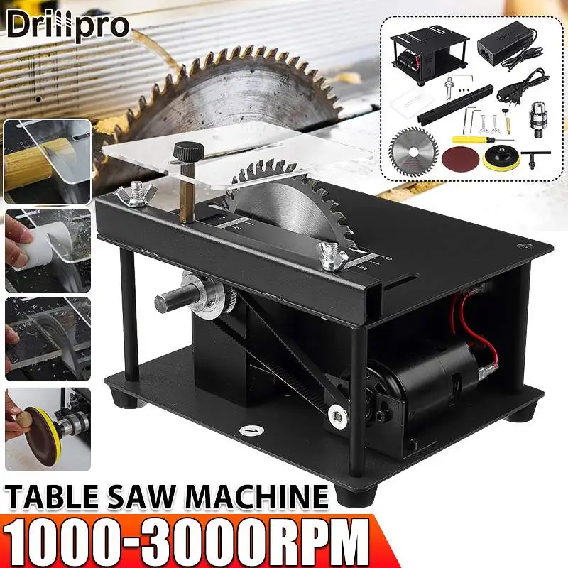 Точная Настольная мини пила набор настольных пил с переменной скоростью сделай