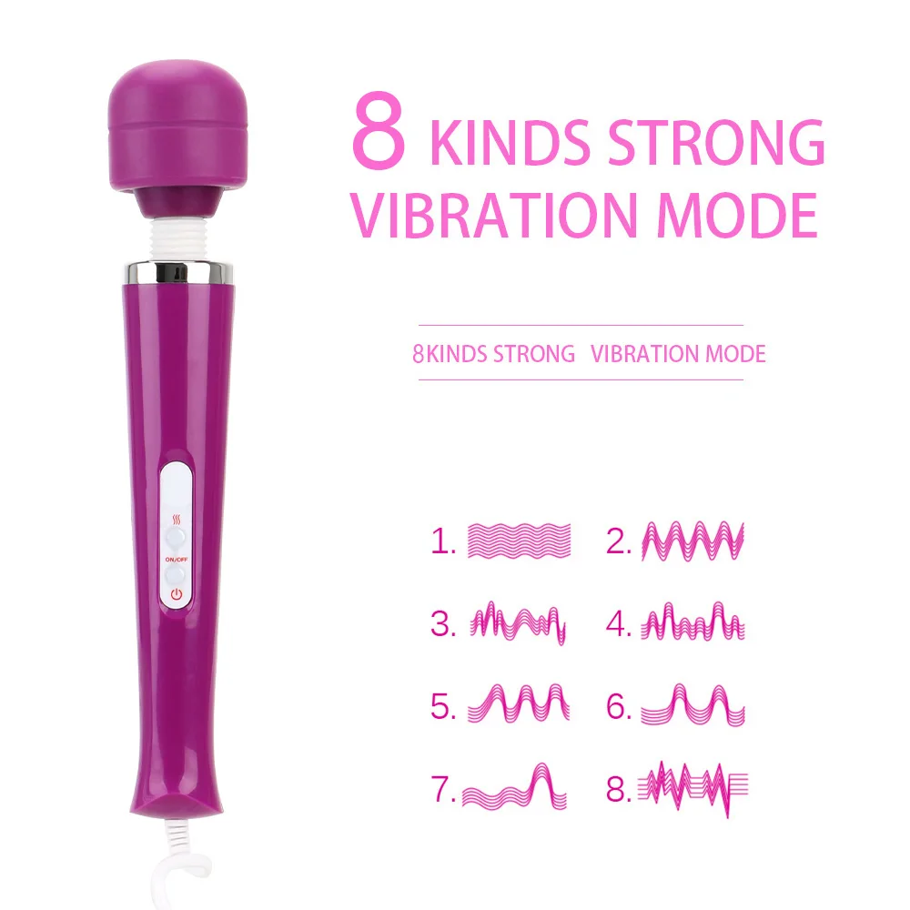 OLO мощный большой волшебная палочка Вибратор клитор стимулятор массажер AV