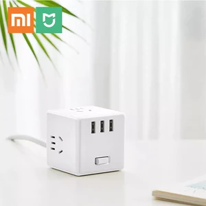 Xiaomi mijia cube преобразователь usb разъем преобразователь вилка многофункциональная Подключаемая плата электрический куб зарядка буксировочная Плата smart