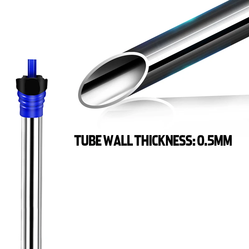 

100W/200W/300W/500W Adjustable Temperature Thermostat Heater Rod Aquarium Submersible Heater Fish Tank Automatic Water Heater