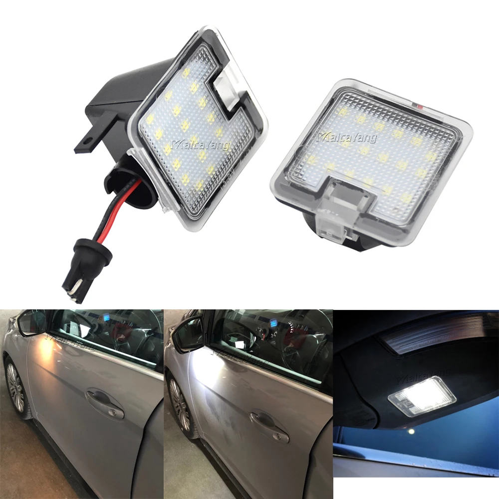 

2Pcs Puddle Lamp Canbus Led Under Side Mirror Light For Ford Focus MK3 MK2 Mondeo MKIV MKV Kuga C-Max Escape S-Max Welcome Lamp