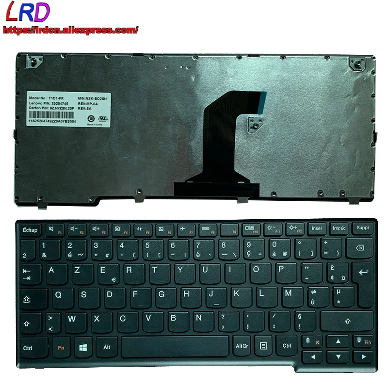 

Французская клавиатура для ноутбука Lenovo Ideapad Yoga 11 25204749 25204719 25204689