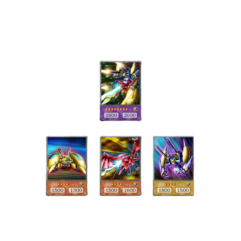 

4pcs Yu-Gi-Oh anime style cards Harpie's Yugioh anime cards