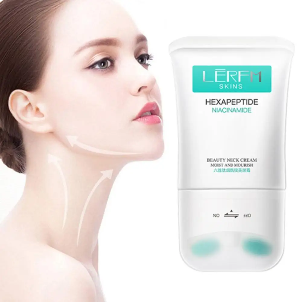 

Hexapeptide Nicotinamide Double-rolling Neck Firming Cream Massage Neck And Face Lift Firmness Anti-neck Wrinkles Skin Care