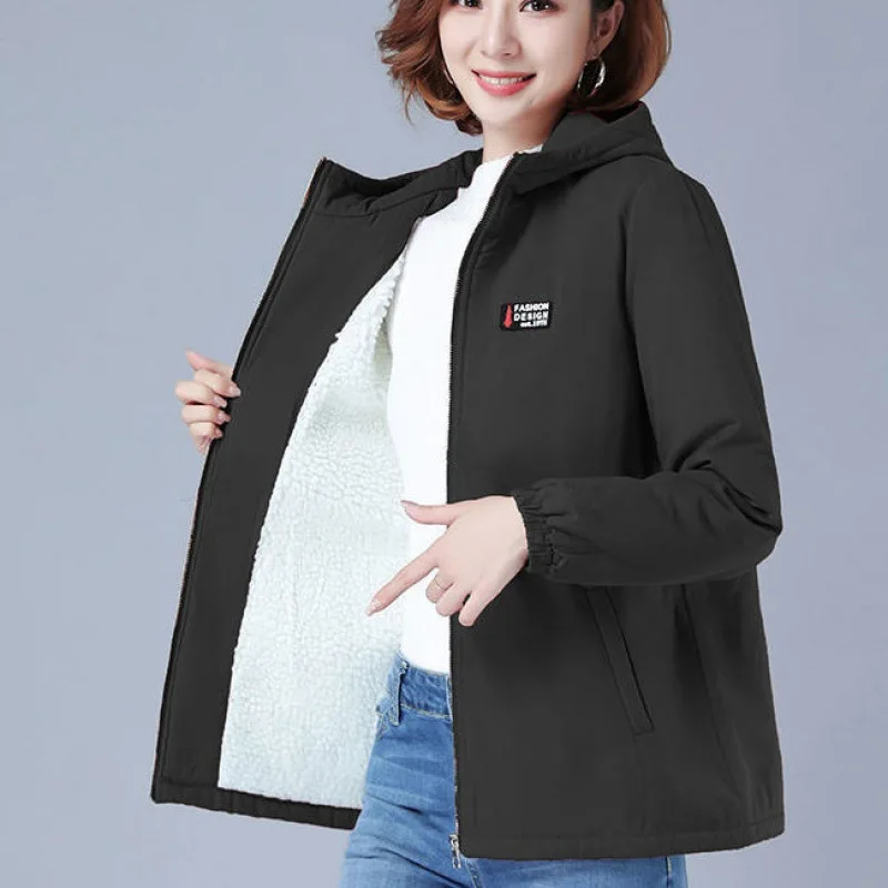 Manteau Femme бархатный утепленный плащ для женщин новая зимняя куртка женская