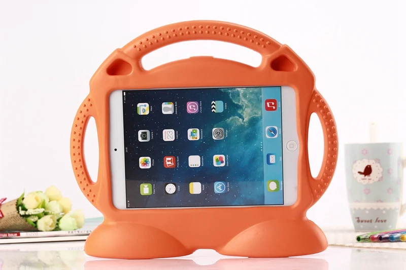 Чехол для iPad 2/3/4 из нетоксичного материала EVA, добавить в корзину подставка Ударопрочная ЕВА полное покрытие тела Дети дети Безопасный силиконовые para основа coque