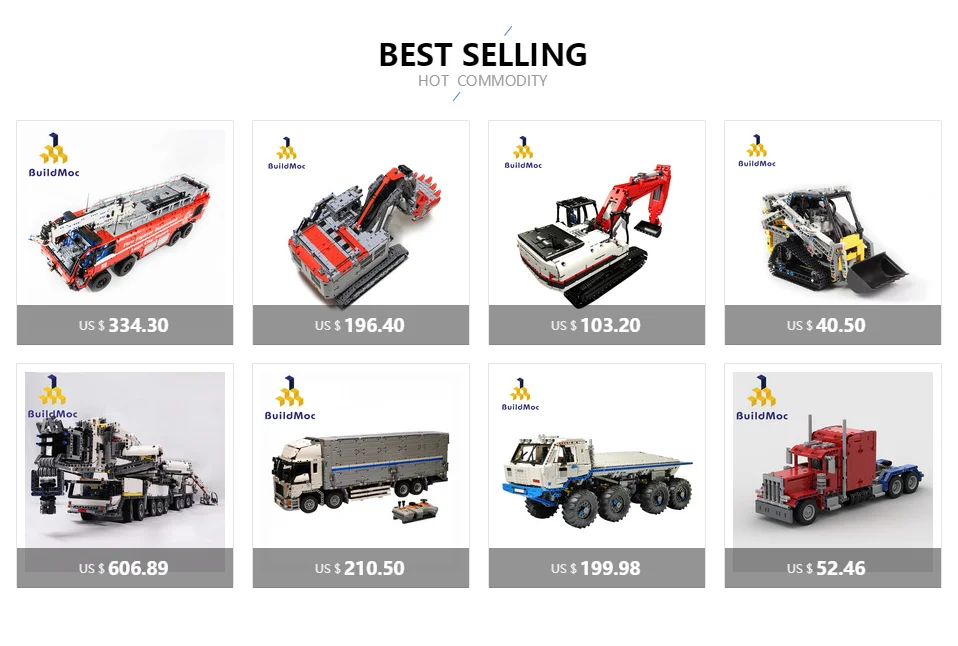 BuildMoc Peterbilt Truck for MOC 24330 379 Lamborghini LeGINGlys Building Blocks Toy Kit DIY Educational Children Birthday Gift