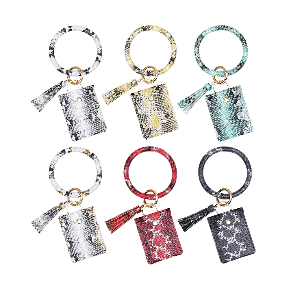 Браслет-брелок для женщин MANILAI из кожи с леопардовым принтом | Украшения и