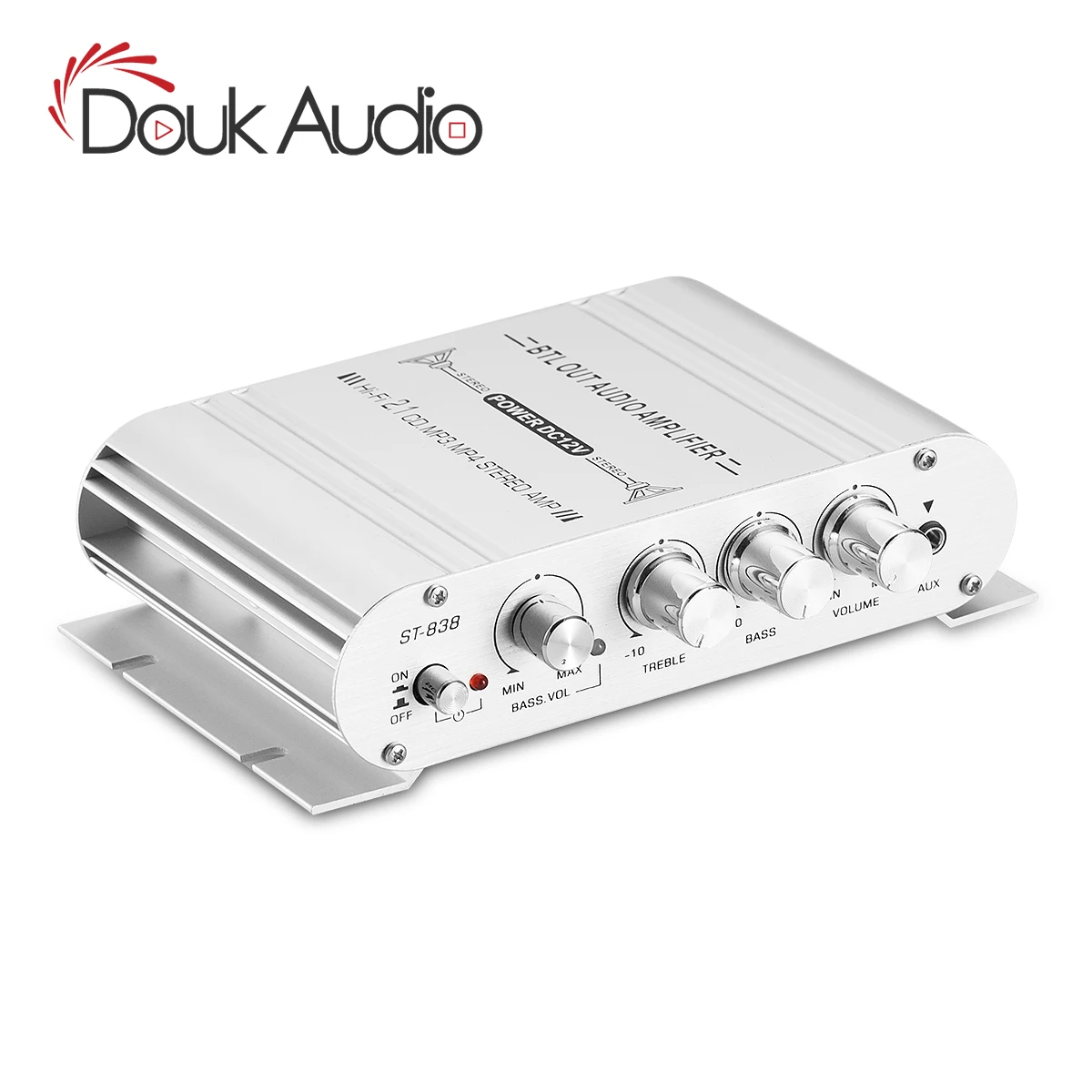 Douk Аудио МИНИ 2 1 канальный стерео усилитель мощности сабвуфер