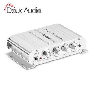 Douk Аудио МИНИ 2,1 канальный стерео усилитель мощности сабвуфер усилитель домашнийАвтомобильныйморской аудио усилитель для динамиков