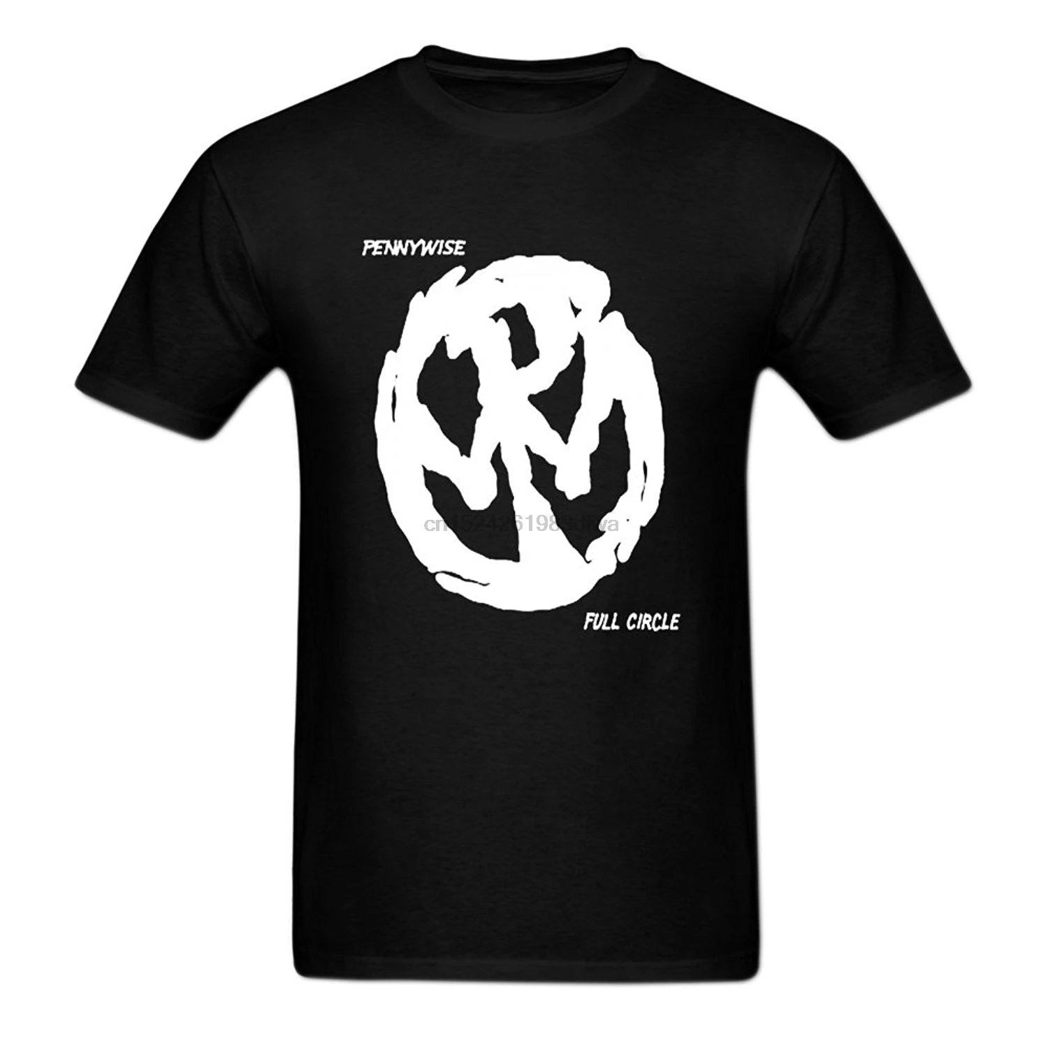 

Pennywise Band Print T-shirt Men T-shirt Short Sleeves Cotton Fashion T Shirt Free Shipping Fashion Men Top Tee