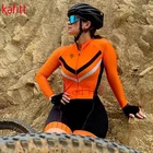 Kafitt женские триатлона костюм с длинными рукавами колготки Ropa Ciclismo по Maillot Велосипеды костюм прогулочный комбинезон ciclism