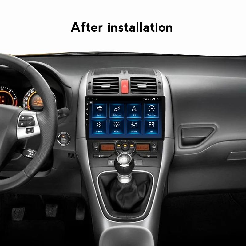 Автомагнитола 2 DIN мультимедийный проигрыватель на Android 10 6 ГБ + 128 Гб DSP для Toyota Auris