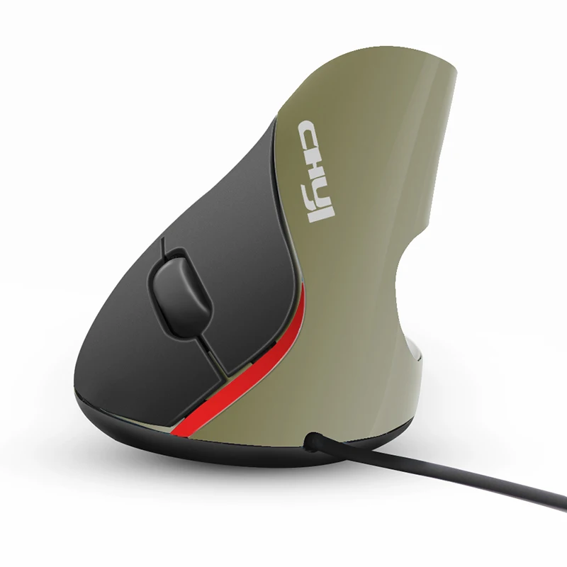 CHYI Вертикальная Эргономичная мышь USB Проводная оптическая игровая Mause 1600DPI