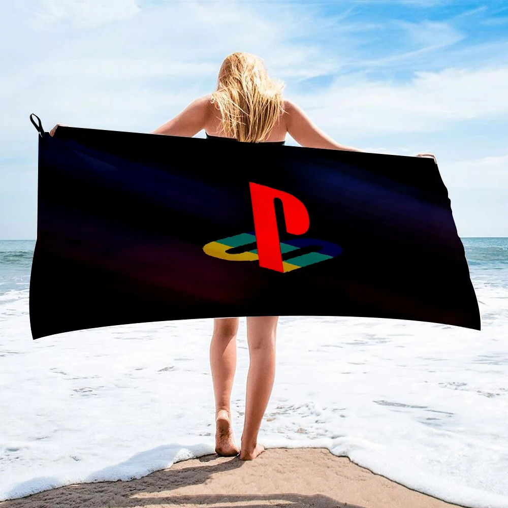Банное полотенце PlayStation Games пляжное женская шелковая длинная юбка с принтом