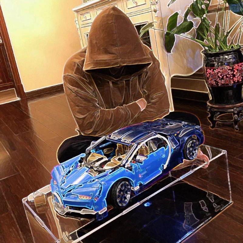 Лидер продаж высокотехнологичные строительные блоки серии Bugattiii Chiron RSR 20086 20001 20097