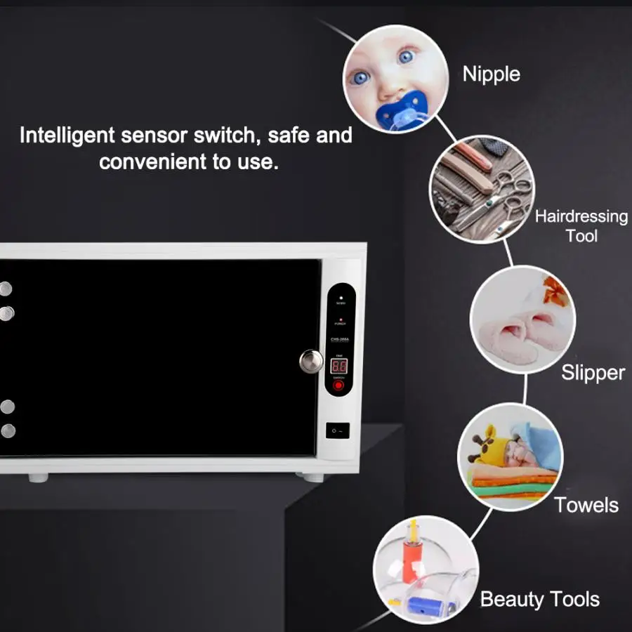 

Multi-functional UV Disinfection Cabinet Sterilizer Manicure Tool Salon Sterilization Machine Nail Art Equipment Sterilization l