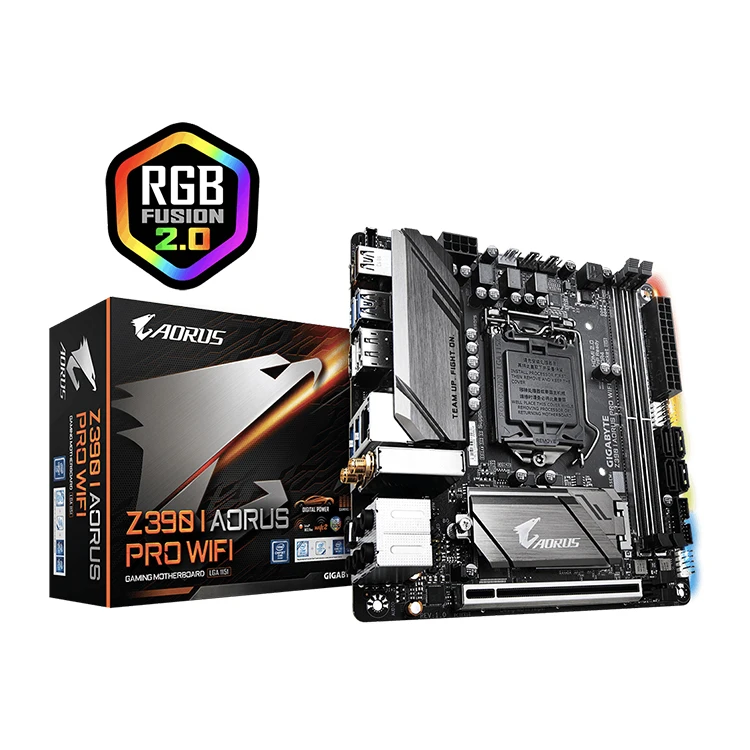 

GIGABYTE Z390 I AORUS PRO WIFI Supports 9th and 8th Gen Intel Core Processors Z390 Chipset LGA 1151 ITX MINI Motherboards