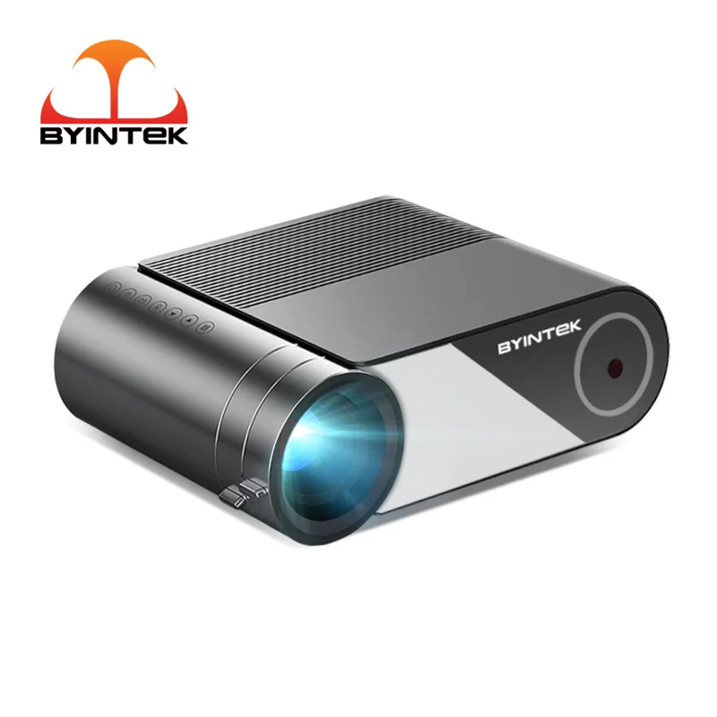 

BYINTEK K9 Mini Native 720P Portable Video Home Theater LED Projector Proyector for 1080P 4K (Option Multi-Screen For Iphone）