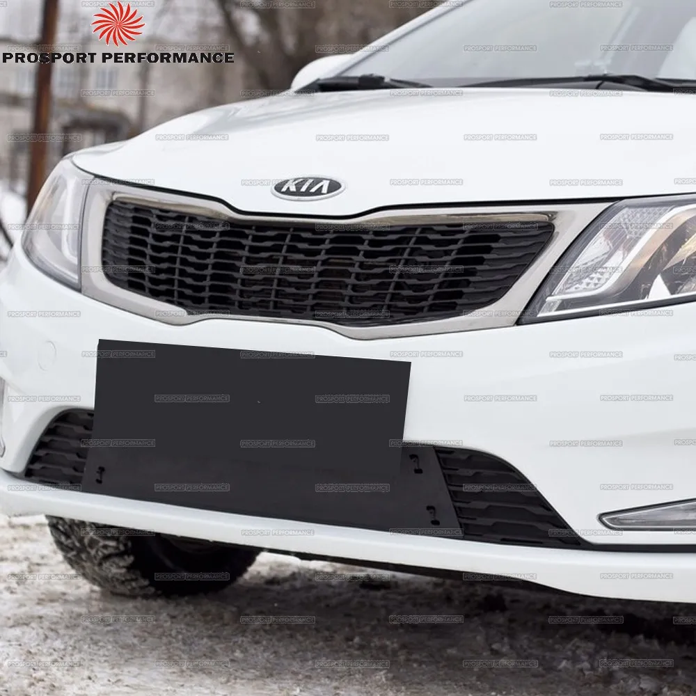 Зимняя защита заглушка экран крышка радиатора на решетку бампера для Kia Rio 3 2011-2015