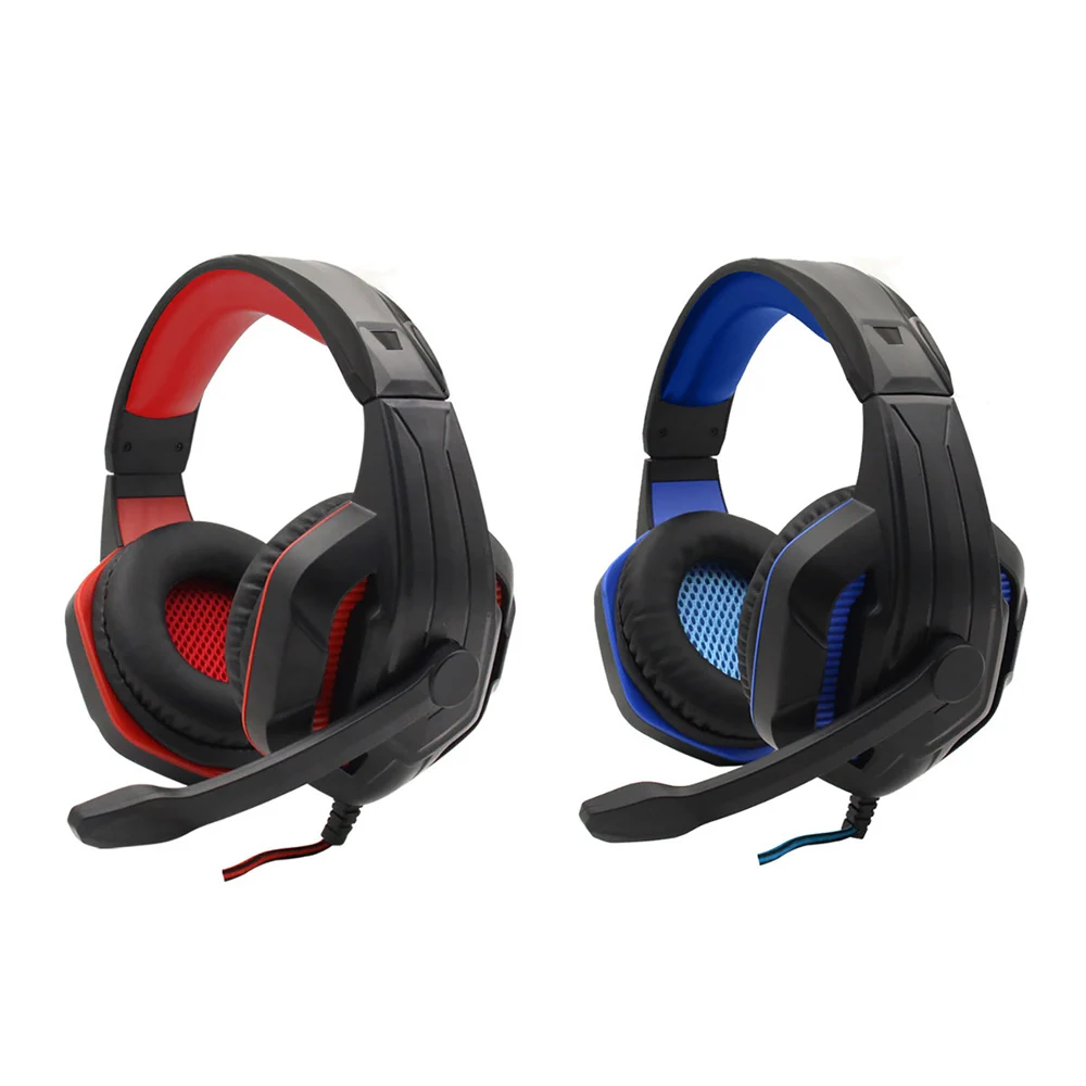

Portable Noise Cancelling PS4 Wired Adjustable Gaming Headset Stereo With Sound-Proofing Earmuffs For PC Mobile Phone And Laptop