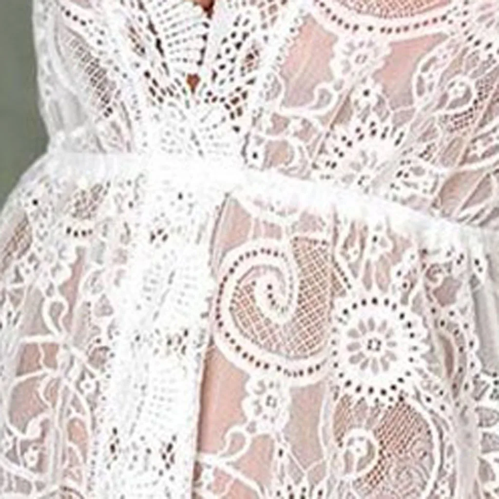 Белое кружевное платье для женщин Платья вечеринок женские платья элегантное