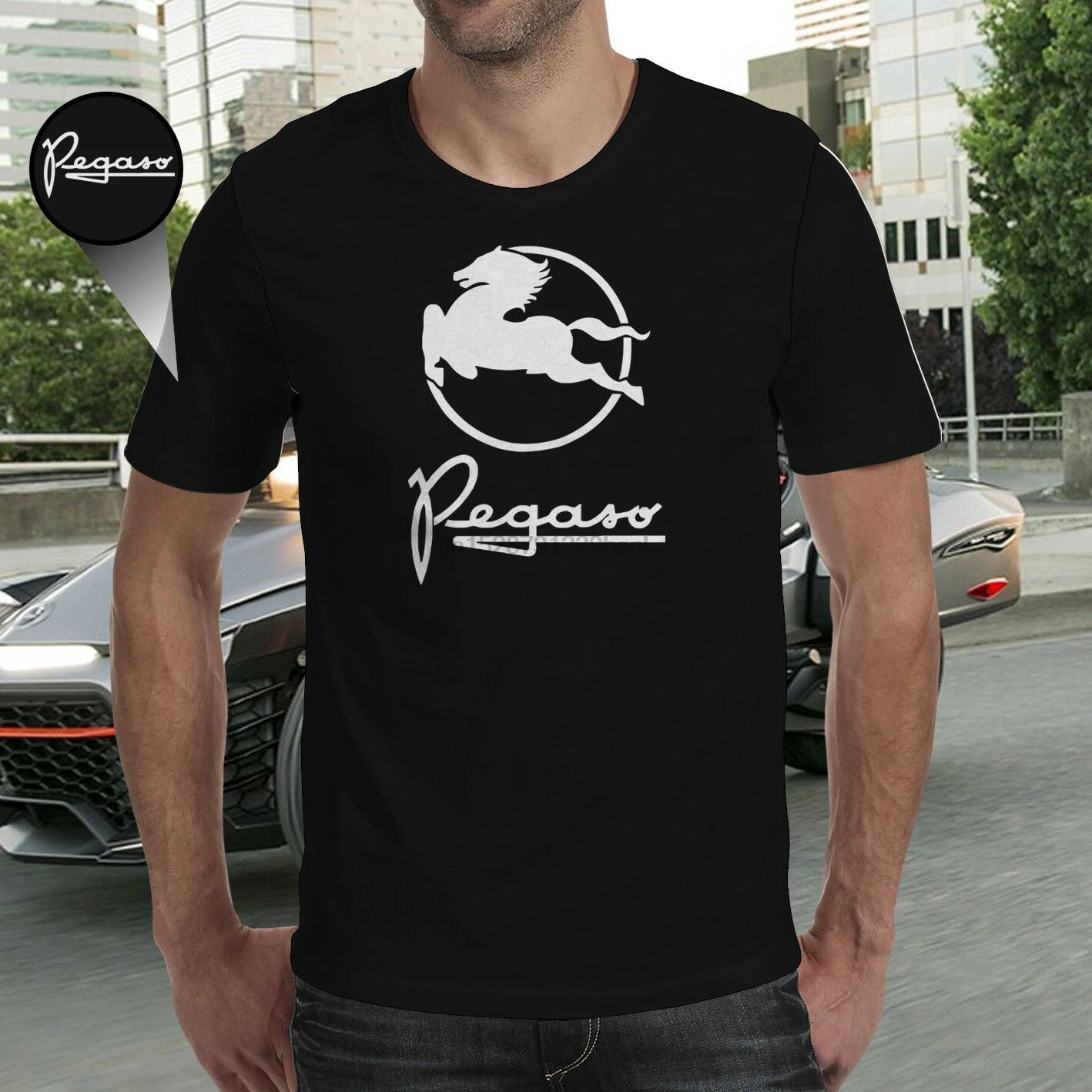 Camicia сорочка футболка Hemd pegaso trucks-show оригинал длинный рукав Hoddies унисекс hoddie