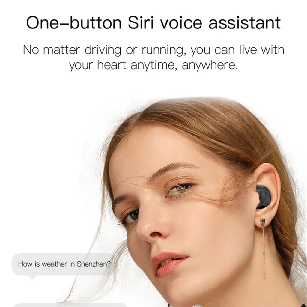 Twins Bluetooth 5 Wireless earphone True HiFi Mini Earbuds Headset Sports Stereo In-ear Earphone Auriculares#G1 | Электроника