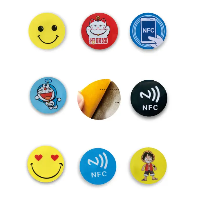 Бирки NFC 10/50/100 шт. наклейки бирка 215 Rfid клейкая карта для nfc брелоки телефона llaveros