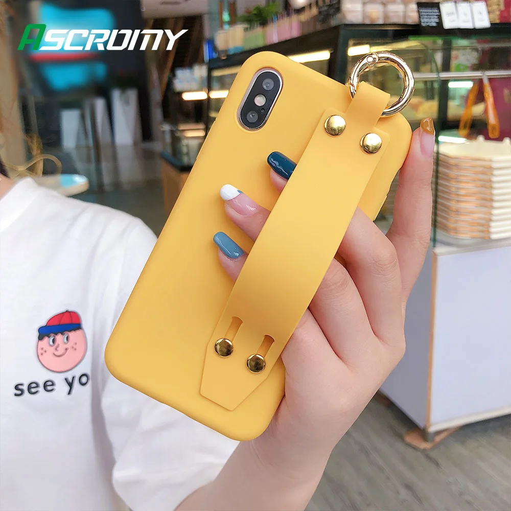 Силиконовый мягкий чехол-держатель для iPhone11 XR XS Max 7 8 6 6s Plus 11Pro | Мобильные телефоны