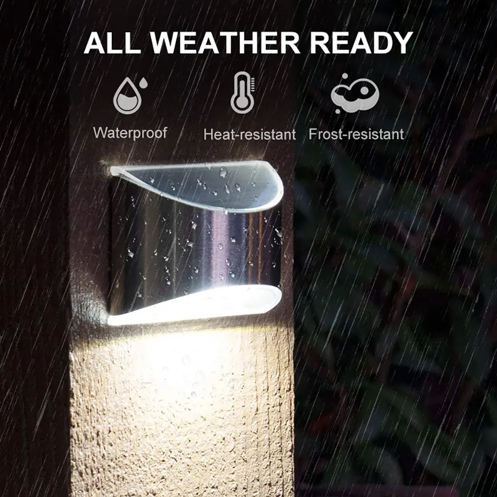 2/4 упаковок солнечные фонари 4 светодиодный на солнечной батарее|Светодиодные