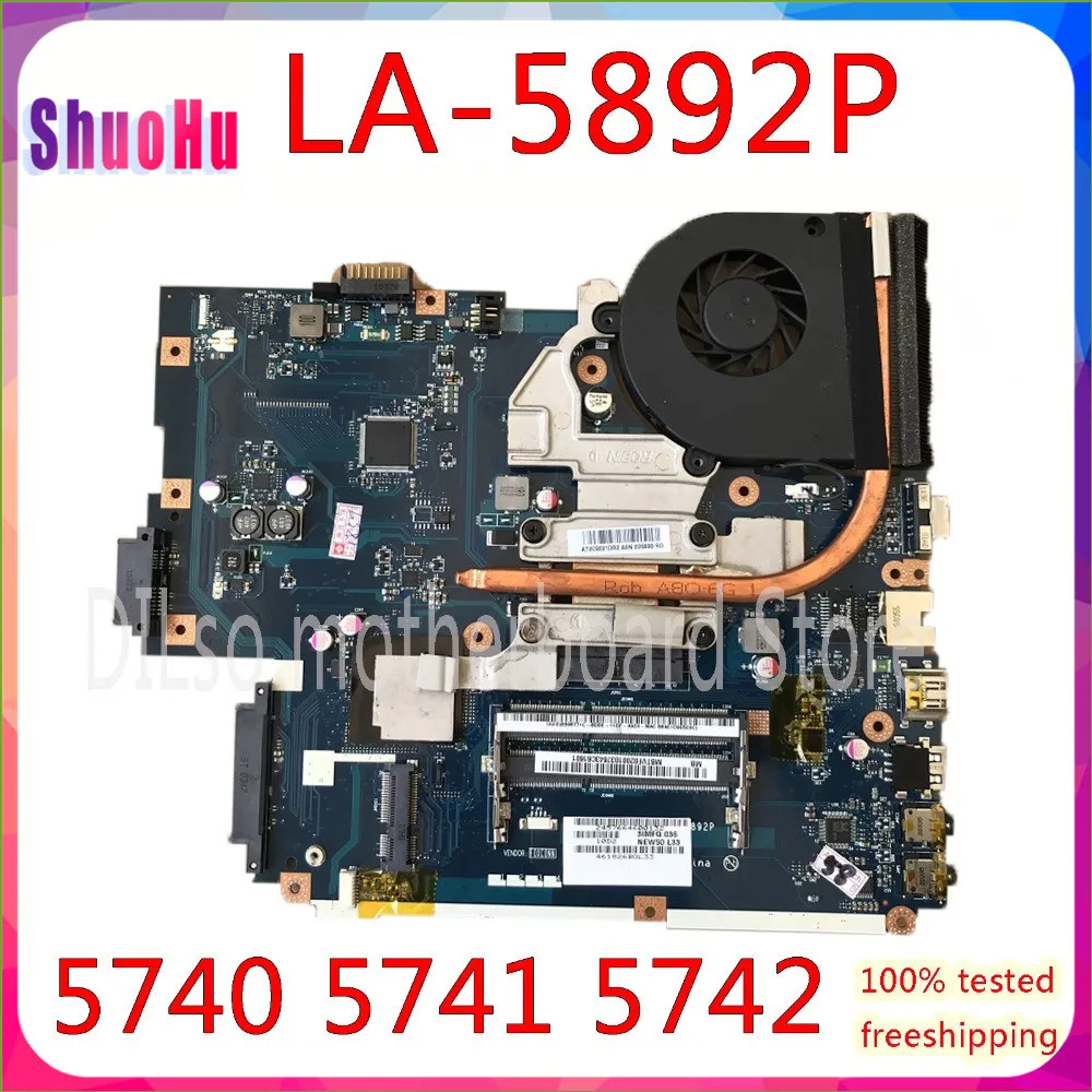 

KEFU LA-5891P LA-5893P LA-5894P For Acer 5740 5741 5742 LA-5892P Motherboard DDR3 HM76 Inspiron Intel Test Work 100% Original