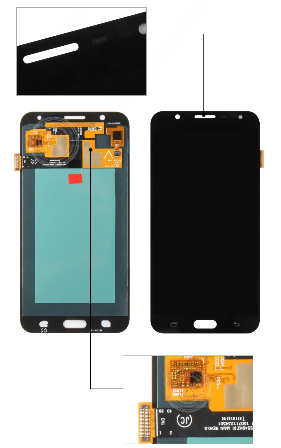 AMOLED для samsung Galaxy J7 Neo lcd J701 j701f дисплей экран дигитайзер сборка с сенсорным датчиком запасные части