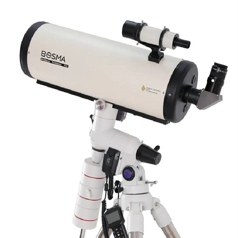 Bosma Maca 200/2400 Main Mirror Astronomical Telescope Maxvision EXOS-2 Goto Equatorial Mount 2 Inches ST3 Steel Tripod | Инструменты