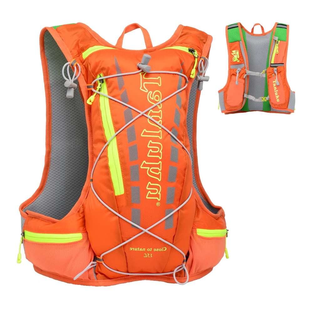 Уличный гидратационный рюкзак для марафона 15 л Светоотражающий Жилет бега пеших