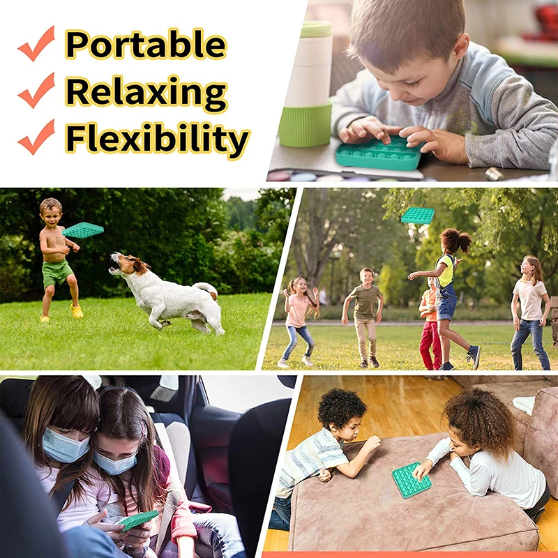 

Pop It Fidget Toy Push Bubble Autism Needs Squishy Antistress Reliever Sensory Toys Adult Child Funny Anti Stress for Kids
