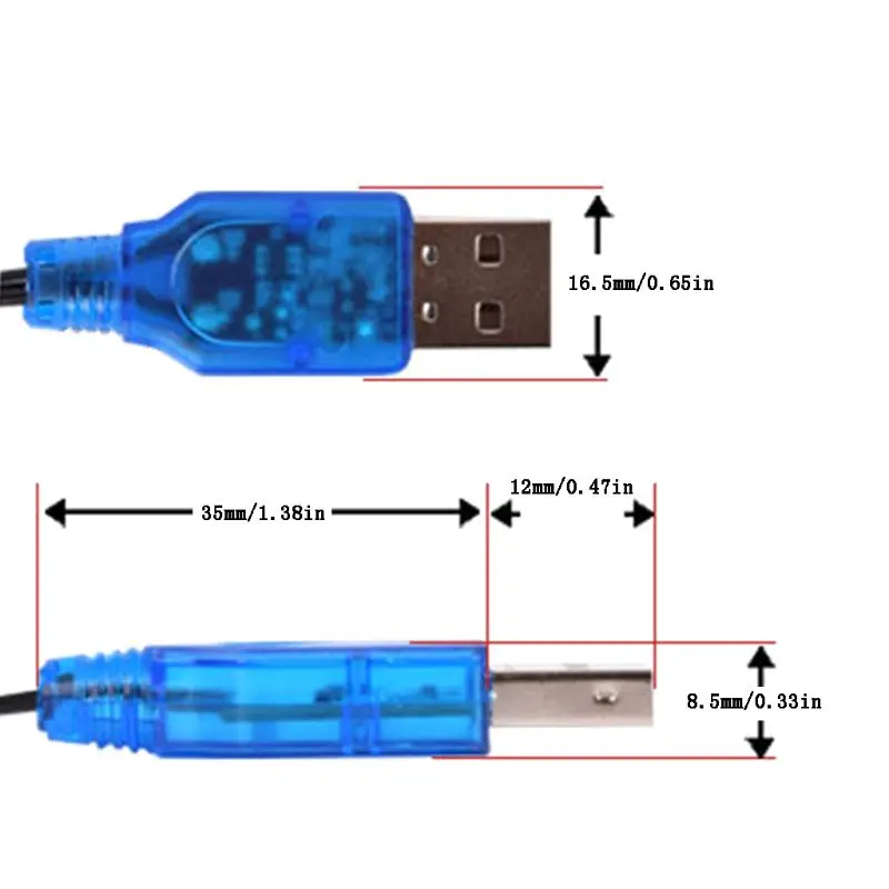 

3.7V 400mA NiMh/NiCd battery USB charger packs SM 2P forward plug electric toy