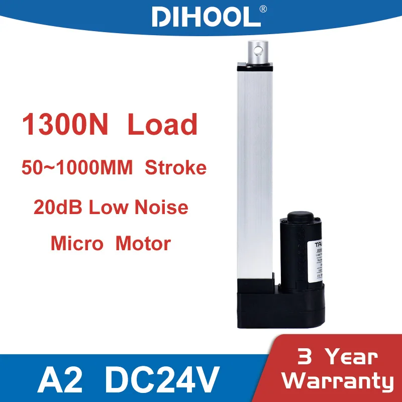 

Linear Actuator 350mm 400mm 450mm 24v Reciprocating Solar Panel Remote Control Electric Window Brushless Motor Gear Blinds 1000N