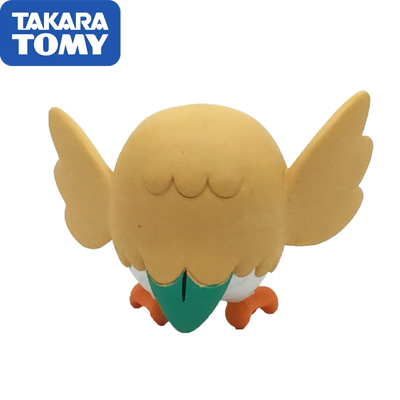 Покемонов Подлинная японская версия MC TAKARA TOMY Rowlet фигурка коллекционная игрушка
