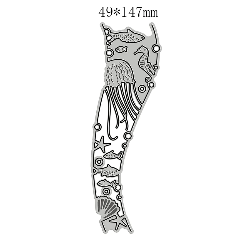 

New Ocean World Animal Border 2020 Metal Cutting Dies for DIY Scrapbooking Decorative and Card Making Embossing Craft No Stamps