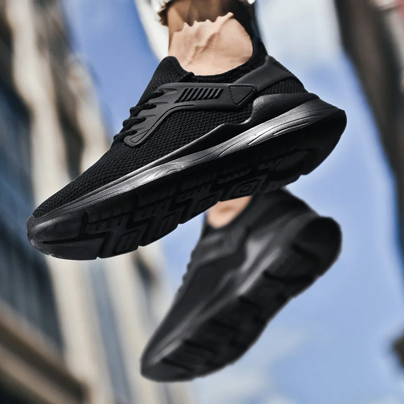 

Mens Causal Shoes Sneaker Male Zapatos Informales De Hombre Solid White Fashion Knitting Casual Shoes Men Sneakers For