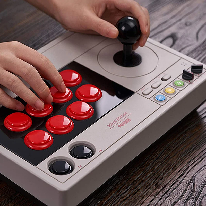 

8Bitdo Arcade Stick Joystick Ultimate Software Turbo Bluetooth & 2.4G and Wired Connectivity for Switch & Windows