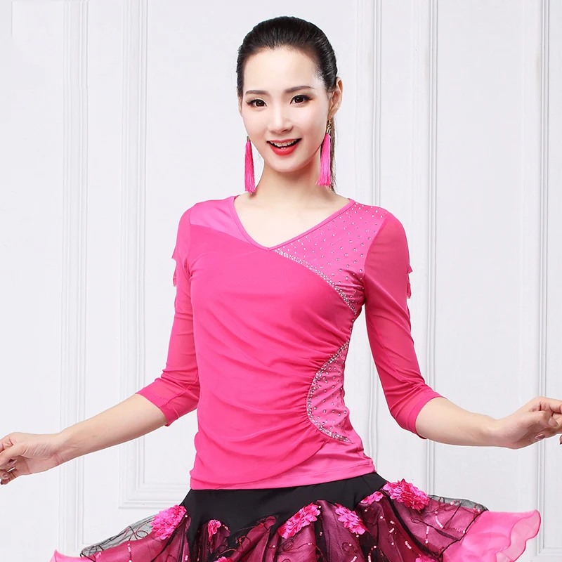 Новинка черный танцевальный костюм для латиноамериканских танцев яркий