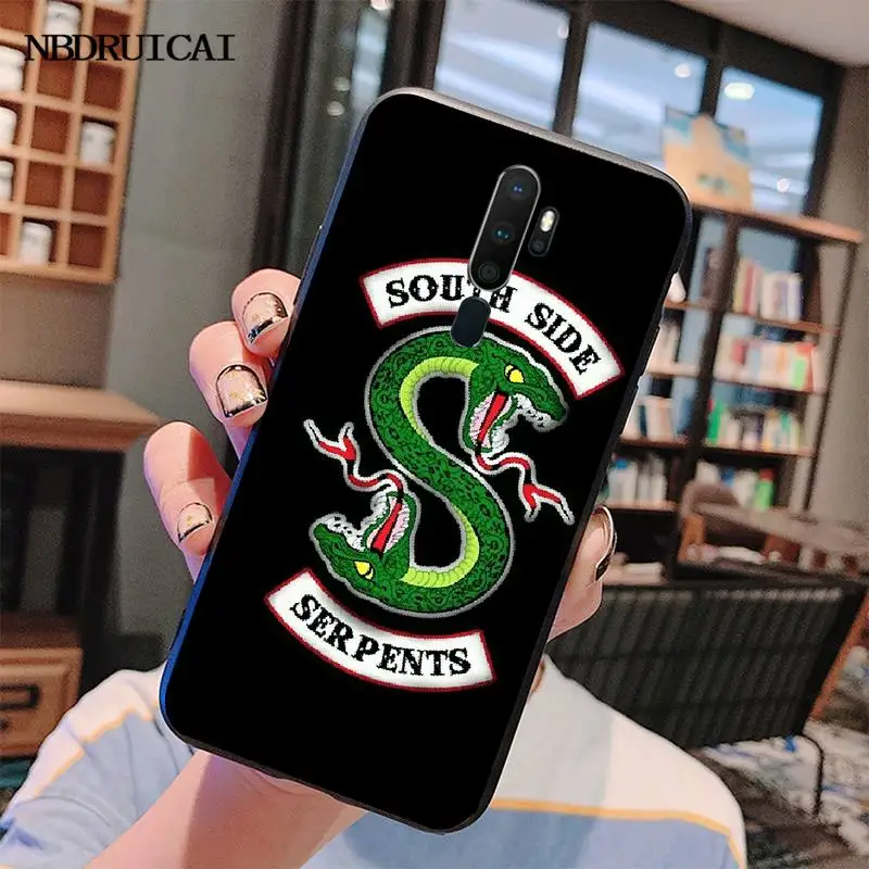 PENGHUWAN Американский ТВ ривердейл Coque новоприбывшие черная сотовый Чехол для