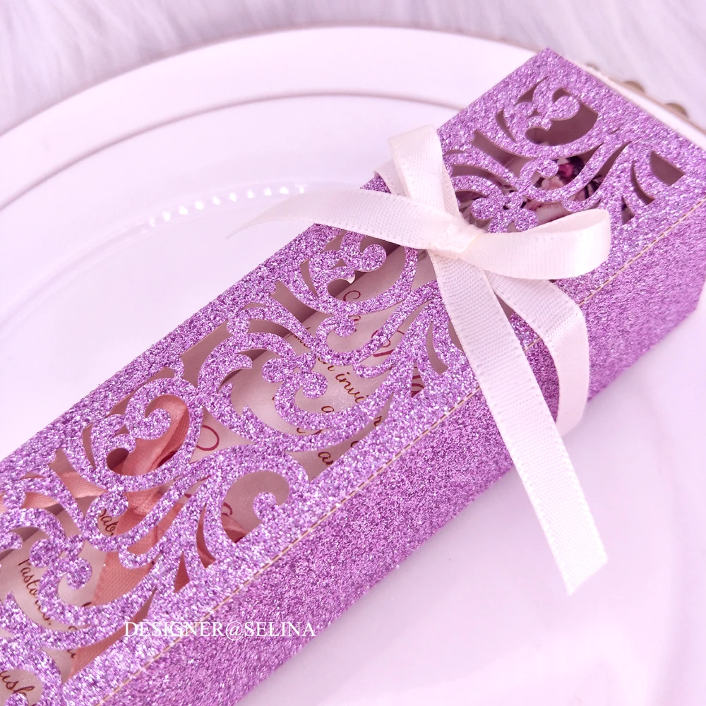 50 шт. свадебные подарочные коробки с лентами | Дом и сад