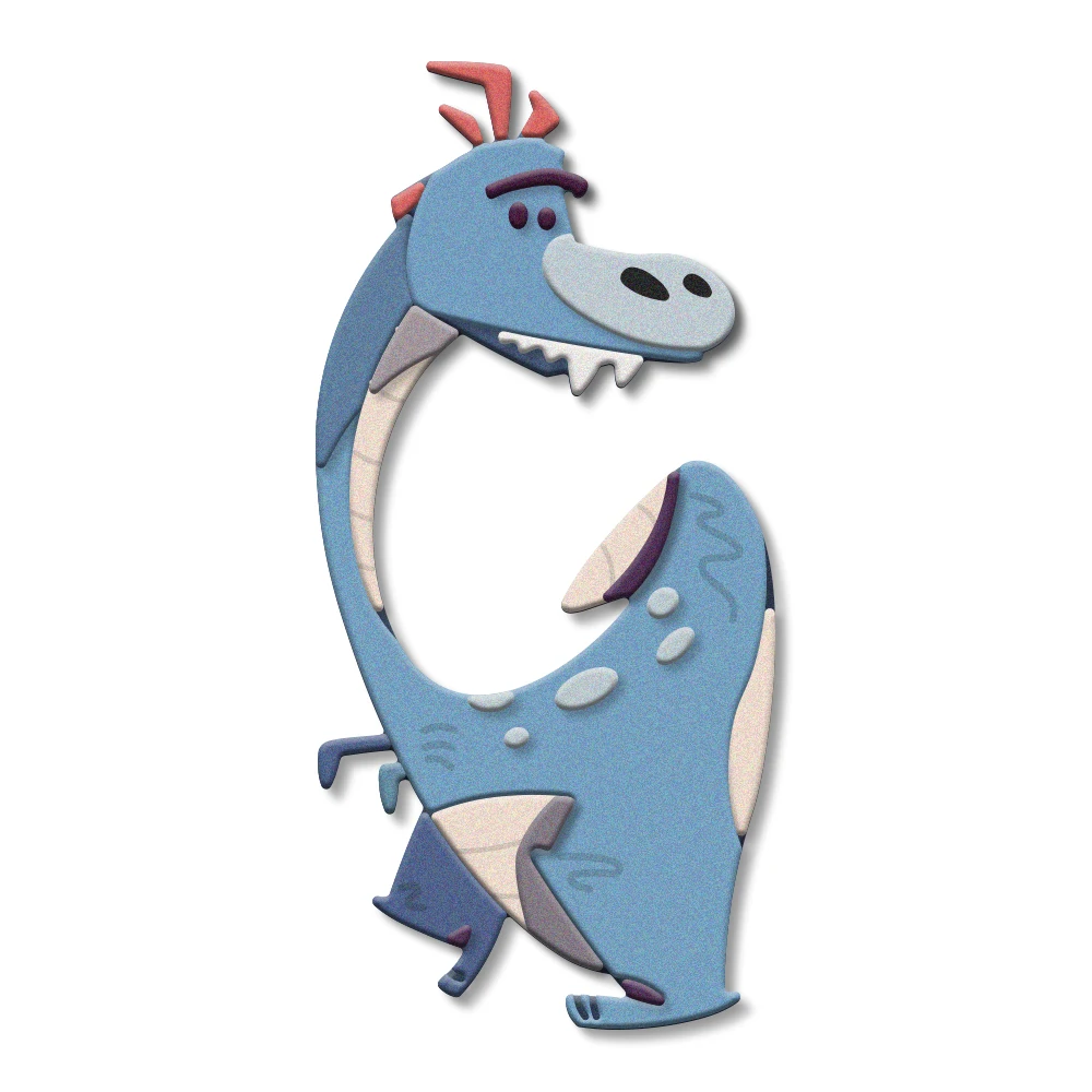 

Dinosaur Metal Cutting Dies Template for DIY Scrapbooking Diary Photo Album Craft Paper Card Making Decorative Embossed Cut Die