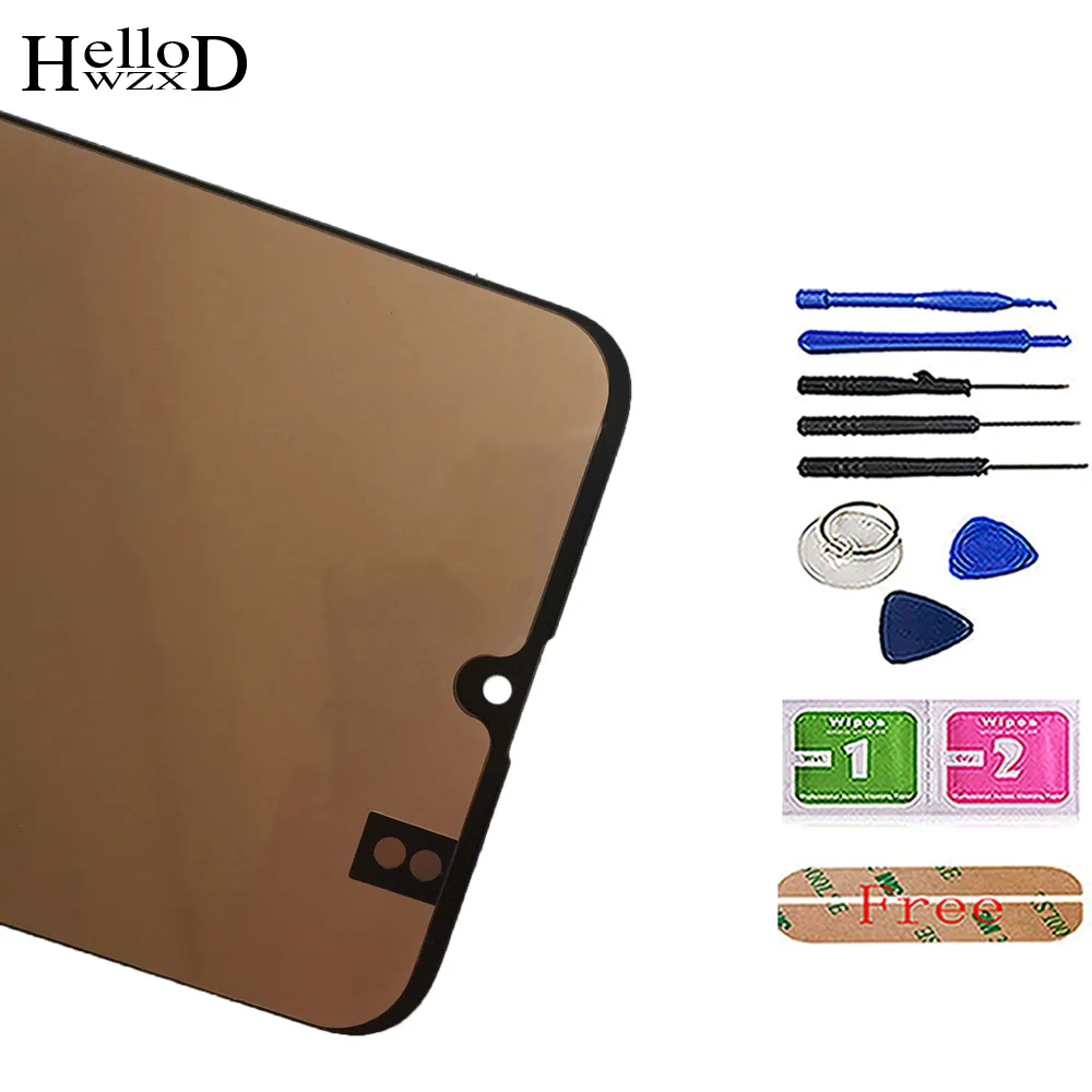 

OLED Original Mobile For Samsung Galaxy A20 A205 SM-A205F A205FN LCD Display With Touch Screen Digitizer Sensor Assembly LCDs