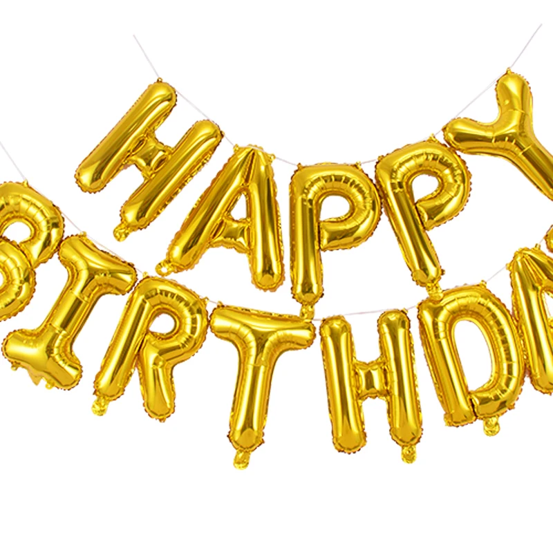 50 шт. воздушные шары для украшения дня рождения розовое золото с днем ​​рождения